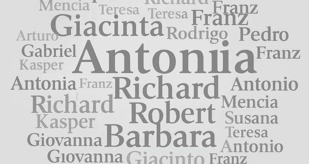 Mudanças de nomes na genealogia: lista com versões traduzidas